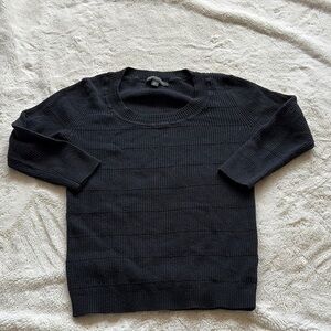Banana Republic Cotton Black Ribbed XS Top